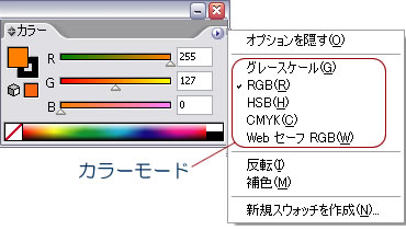 Illustrator　カラーパレット