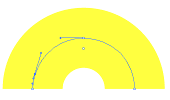 Illustrator Tips 扇 パス削除