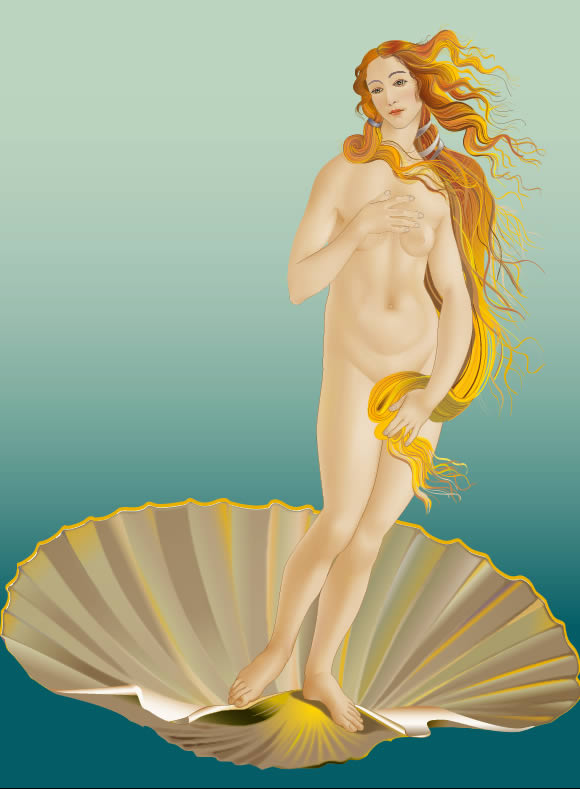 Illustrator　ビーナス完成作品