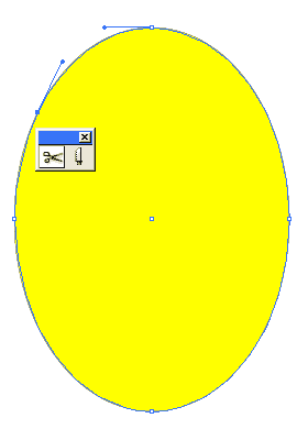 Illustrator　ハサミツール