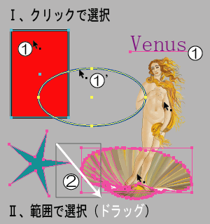 Illustrator　選択