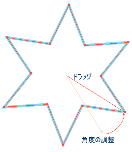 Illustrator　スターツール